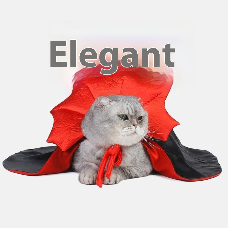 Cute Halloween Pet Costumes Cosplay Vampire Cloak For Small Dog Cat Kitten Puppy Dress Kawaii Pet Clothes Cat Accessoties Gift Bests Sale