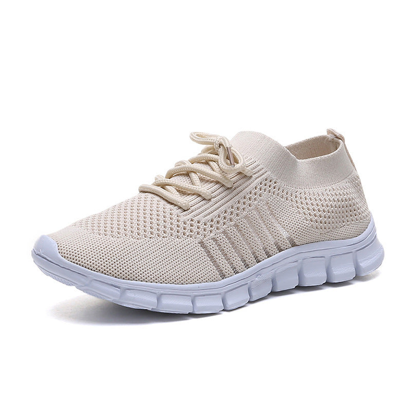 Flying Woven Mesh Women's Shoes Breathable Sneakers - Bests Sale
