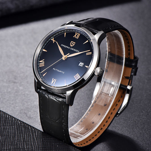 Men's Automatic Mechanical Watch Stainless Steel Waterproof Belt - Bests Sale