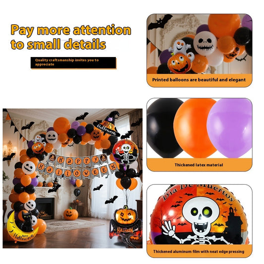 Halloween Hanging Flag Balloon Set Party Decoration Supplies - Bests Sale
