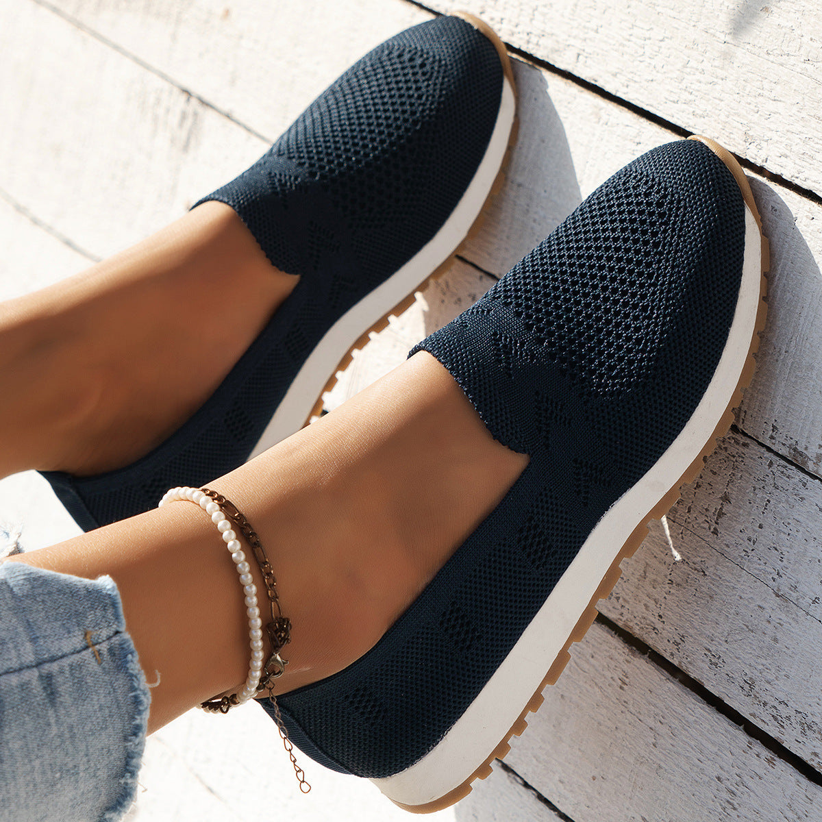 Women's Fashion Mesh Breathable Casual Pumps - Bests Sale