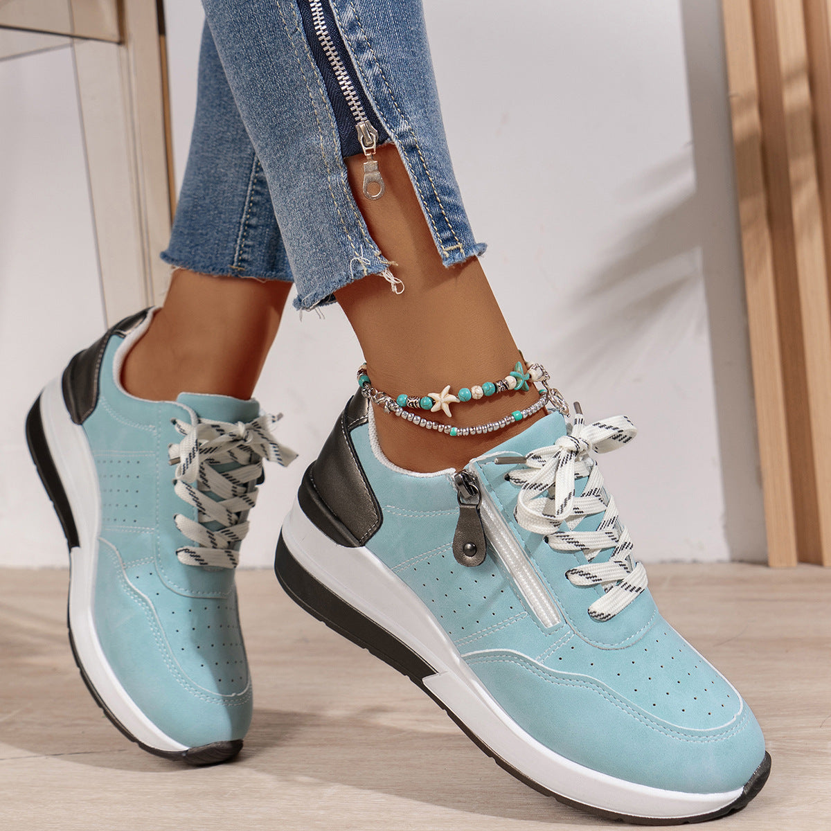 Casual Fashion All-matching Plus Size Sneakers - Bests Sale