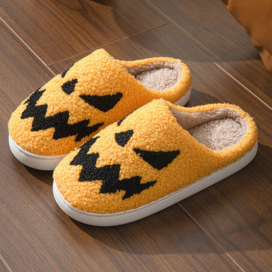 Halloween Towel Embroidery Couple Indoor Slippers Bests Sale