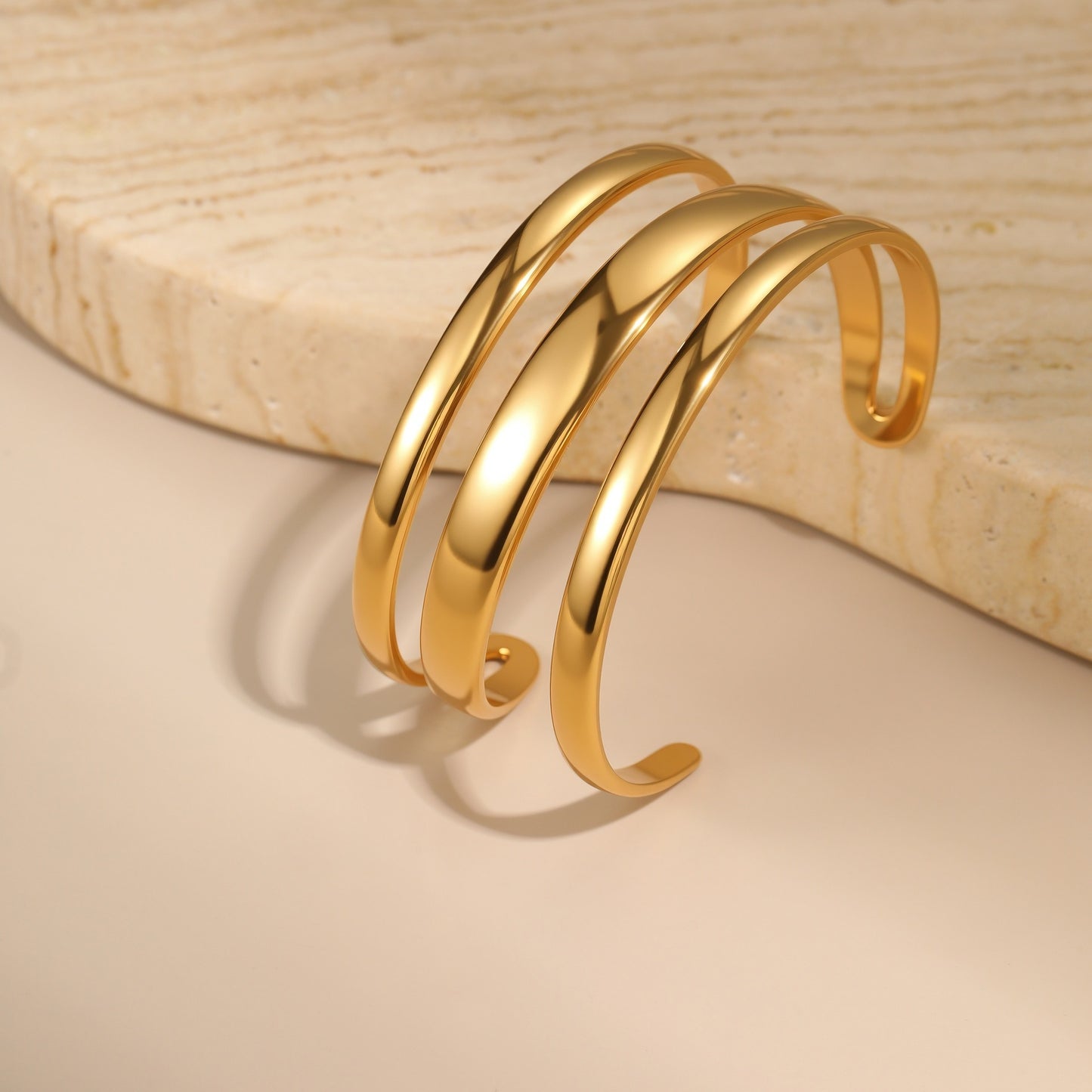 Stainless Steel Simple Opening Bracelet - Bests Sale