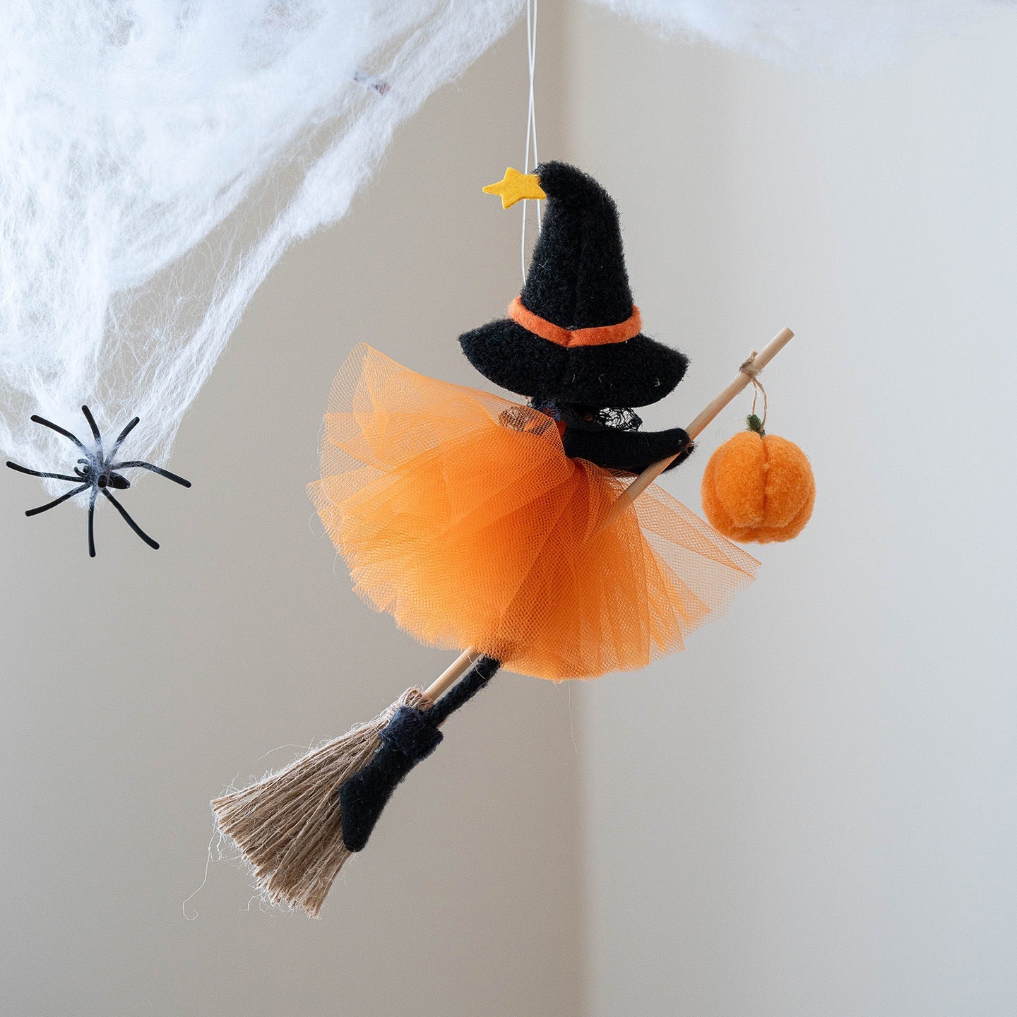 Halloween Decoration Broom Girl Angel Pendant Bests Sale