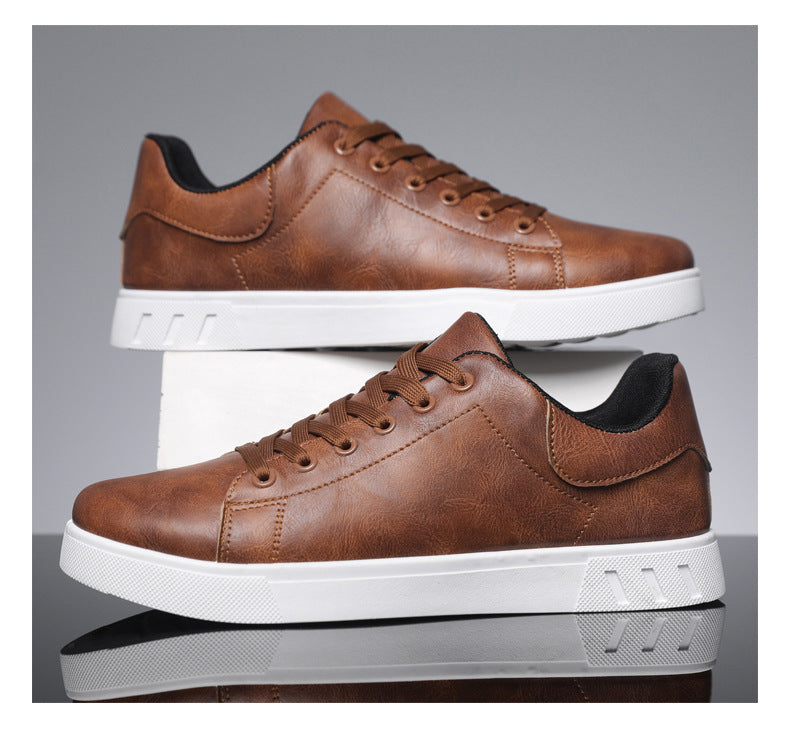Lace-up Flat Shoes Men's Fashion Casual Shoes - Bests Sale