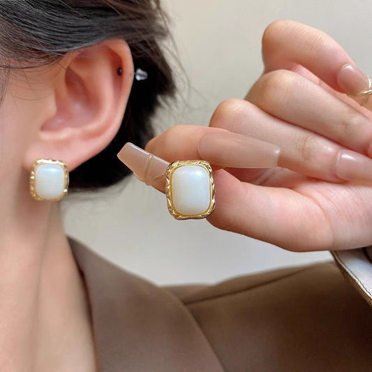 Metal Earrings Vintage High Fashion Elegant Circular Earrings - Bests Sale