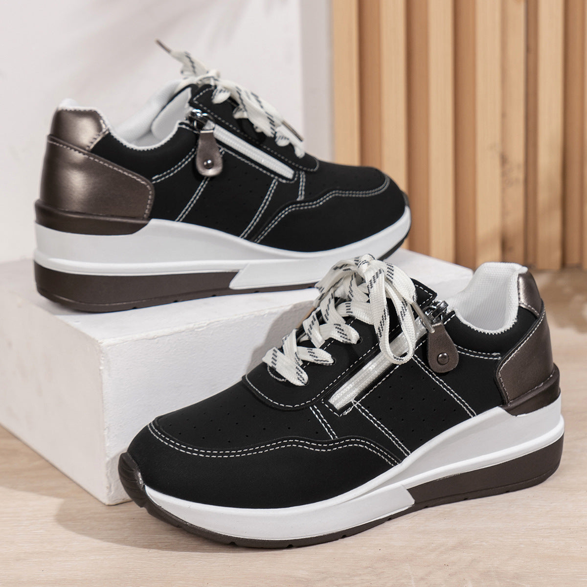 Casual Fashion All-matching Plus Size Sneakers - Bests Sale
