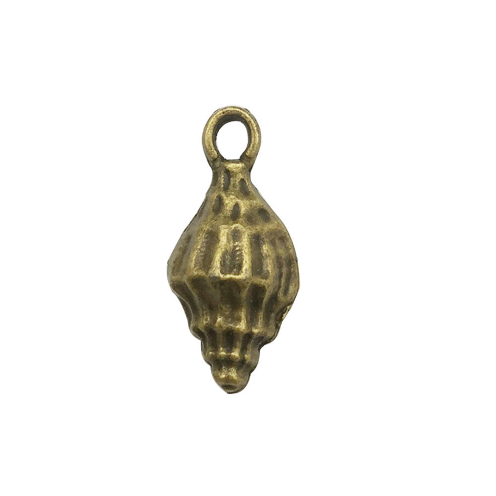Retro Tibetan Silver Antique Brass Alloy DIY Accessories Marine Turtle Shell Necklace Bracelet Jewelry - Bests Sale