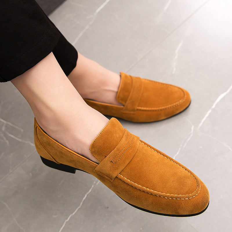 Slip-on Casual Shoes Men's Versatile British - Bests Sale