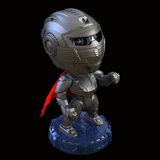 Hot-selling Mecha Samurai Starry Sky Projection Night Light, An Ambient Light That Can Be Customized. It's A Popular Cross-border Product, A Small Night Light For Children's Bedrooms. Coffee Jasper