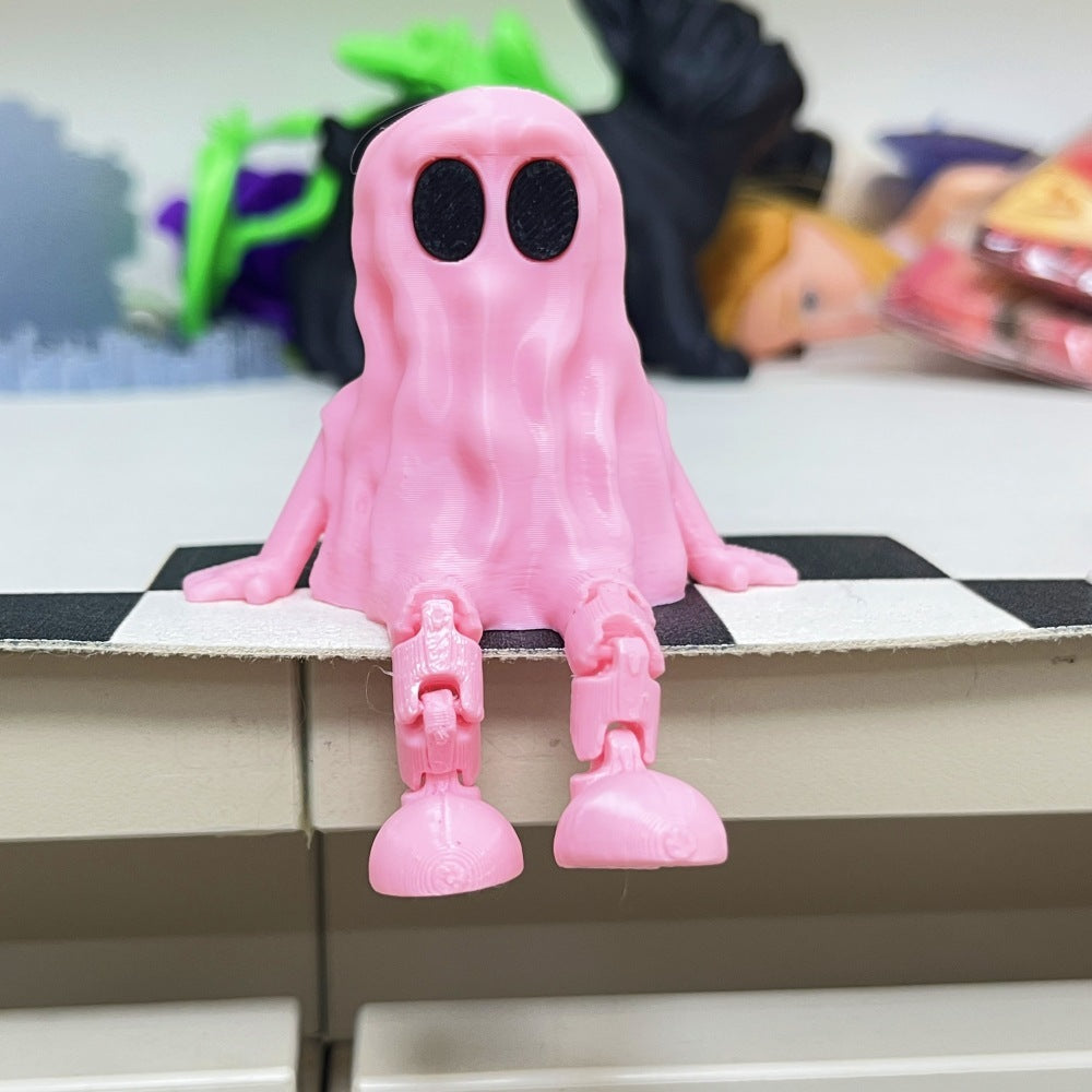 3D Printing Halloween Ghost Movable Joint Ornaments Bests Sale