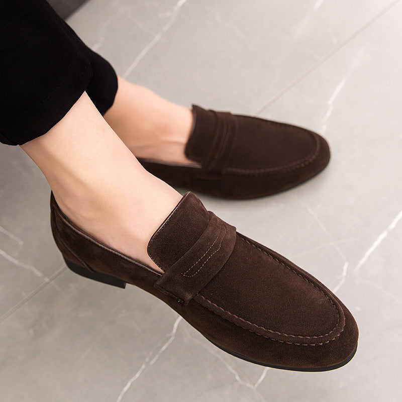 Slip-on Casual Shoes Men's Versatile British - Bests Sale