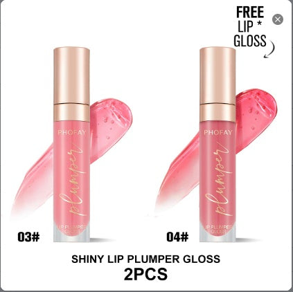 PHOFAY Shiny Lip Plumper Gloss - Bests Sale