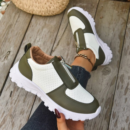 Women's Color Matching Casual Shoes Outdoor Sneakers - Bests Sale