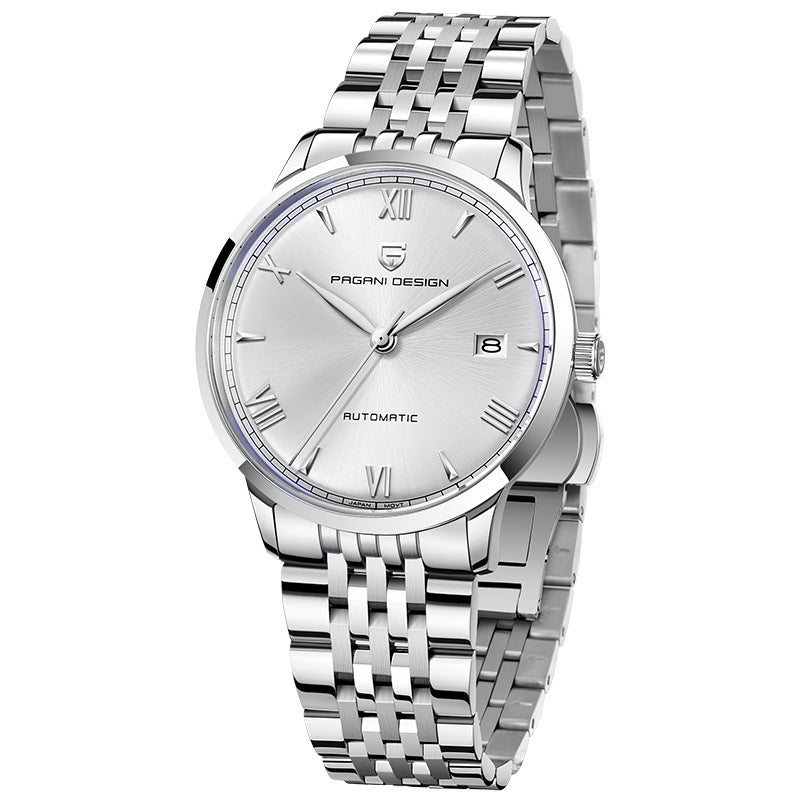 Men's Automatic Mechanical Watch Stainless Steel Waterproof Belt - Bests Sale