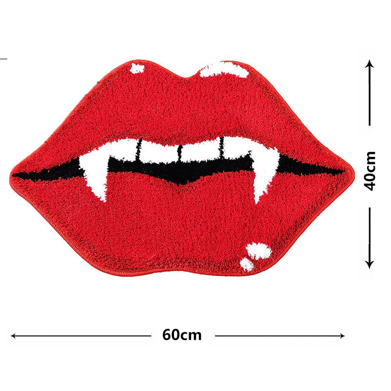 Halloween Cashmere-like Horror Mat Entrance Door Doormat Coffee Jasper