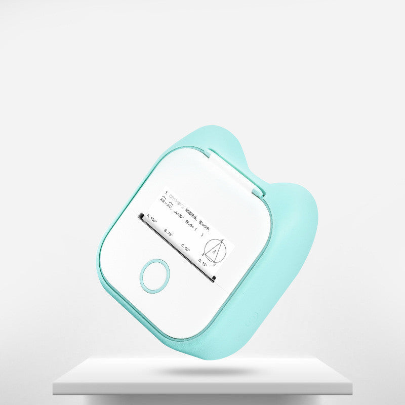 Portable Mini Thermal Label Printer Home Photo Printer Student Wrong Question Printer Bluetooth-compatible Mini Label Printer Price Tag Coffee Jasper