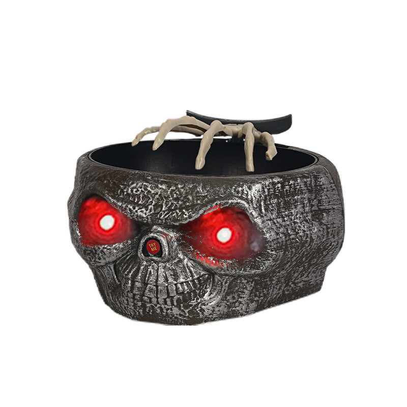 Halloween Candy Bowl Plastic Pumpkin Bowl With Motion Activated Hand, Halloween Serving Dishes Battery Operated Halloween Pumpkins Bowl For Trick-or-Treaters Party Bests Sale