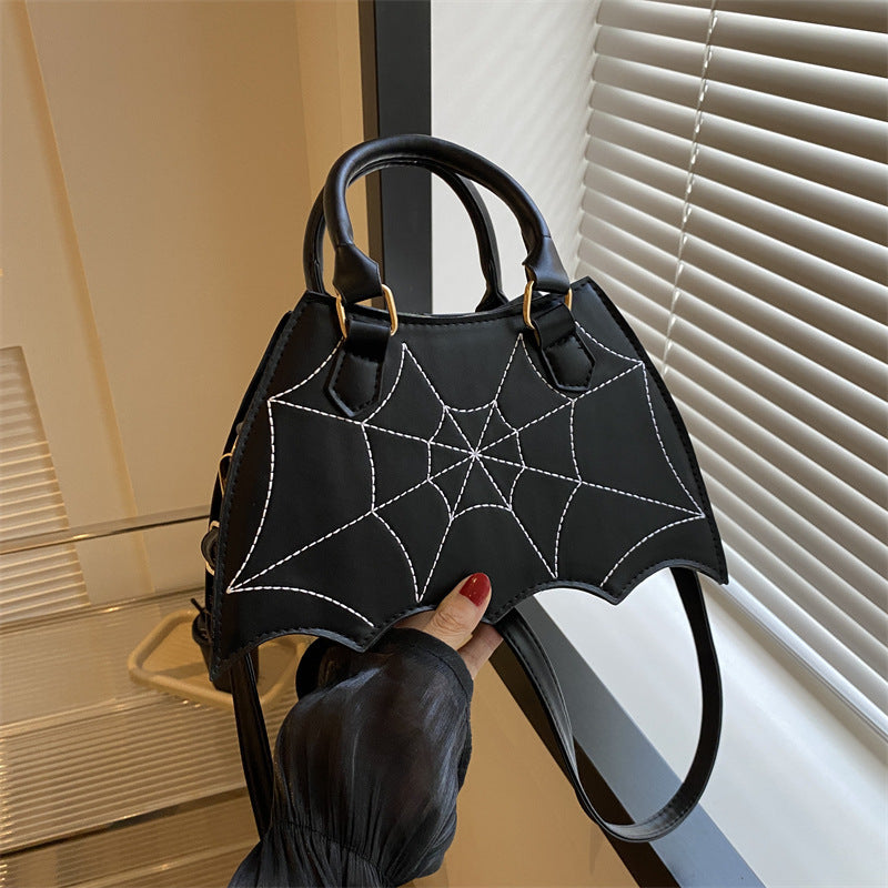 Halloween Spider Web Saddle Bags Fashion Personality Crossbody Shoulder Bag With Handle Women's Handbags Bests Sale
