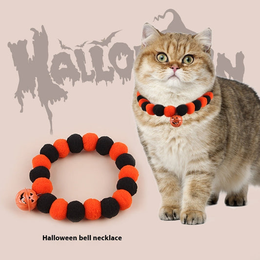 Naughty Cat Collar Pet Trick Or Treat Pumpkin Collar Bests Sale