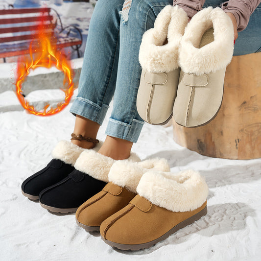 Women's Snow Boots Velvet Warm Cotton Shoes - Bests Sale