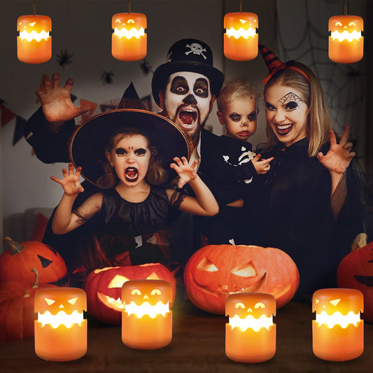 Halloween Pumpkin Lamp Foldable Portable Small Night Lamp - Bests Sale
