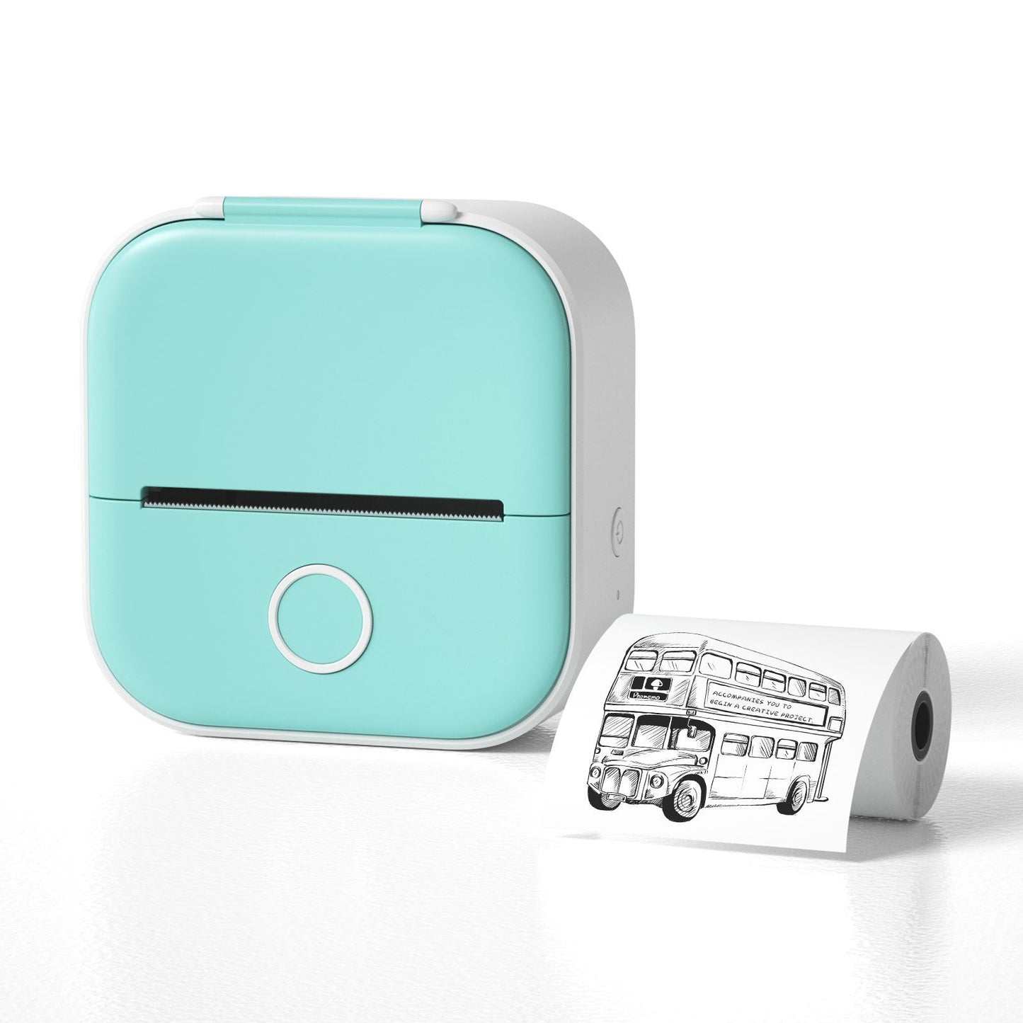 Portable Mini Thermal Label Printer Home Photo Printer Student Wrong Question Printer Bluetooth-compatible Mini Label Printer Price Tag Coffee Jasper