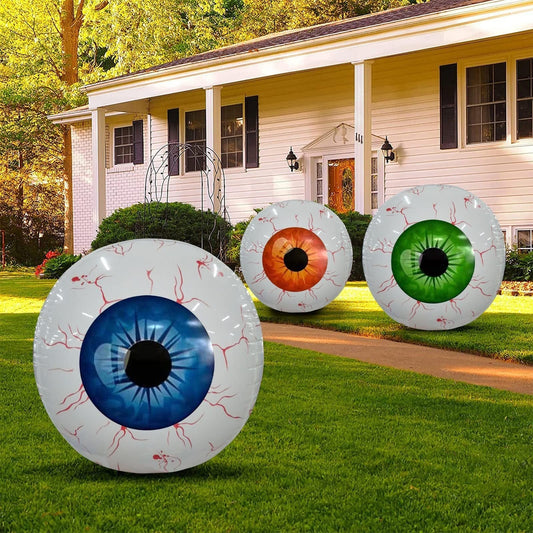 Halloween Eyeball Balloon Halloween Inflatable Coffee Jasper