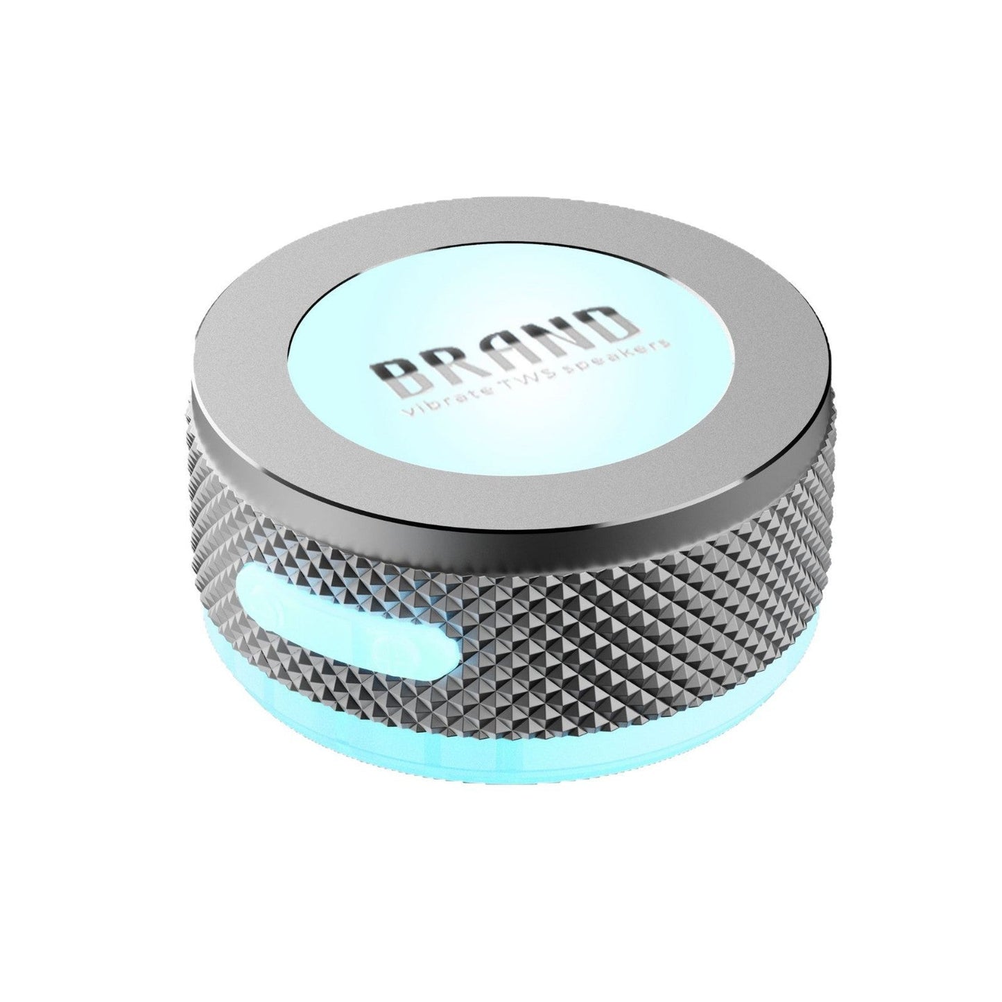 Small Wireless Bone Conduction Speakers Bluetooth Vibration Speaker With Color LED Light Portable Surface Adsorption Speaker Coffee Jasper