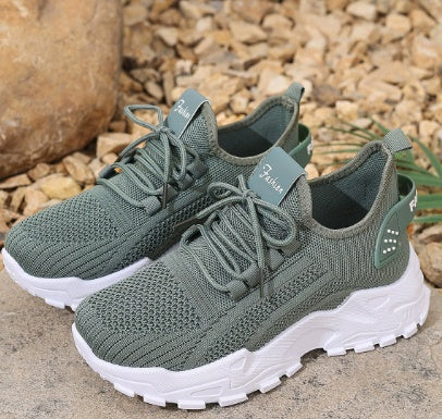 Flyknit Mesh Women's Thin Breathable Sports Casual Shoes - Bests Sale