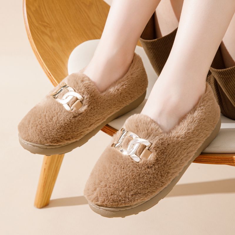 Fluffy Shoes Female All-matching Flat - Bests Sale