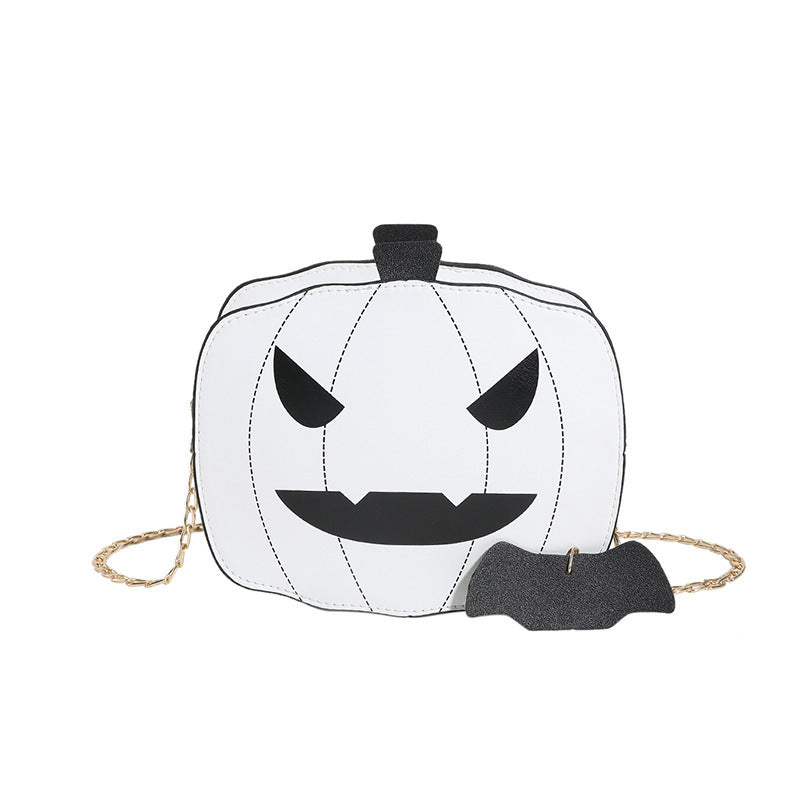 Halloween Cartoon Pumpkin Shoulder Bag For Girls Personality Funny Creative Chain Crossbody Bags Women Bests Sale