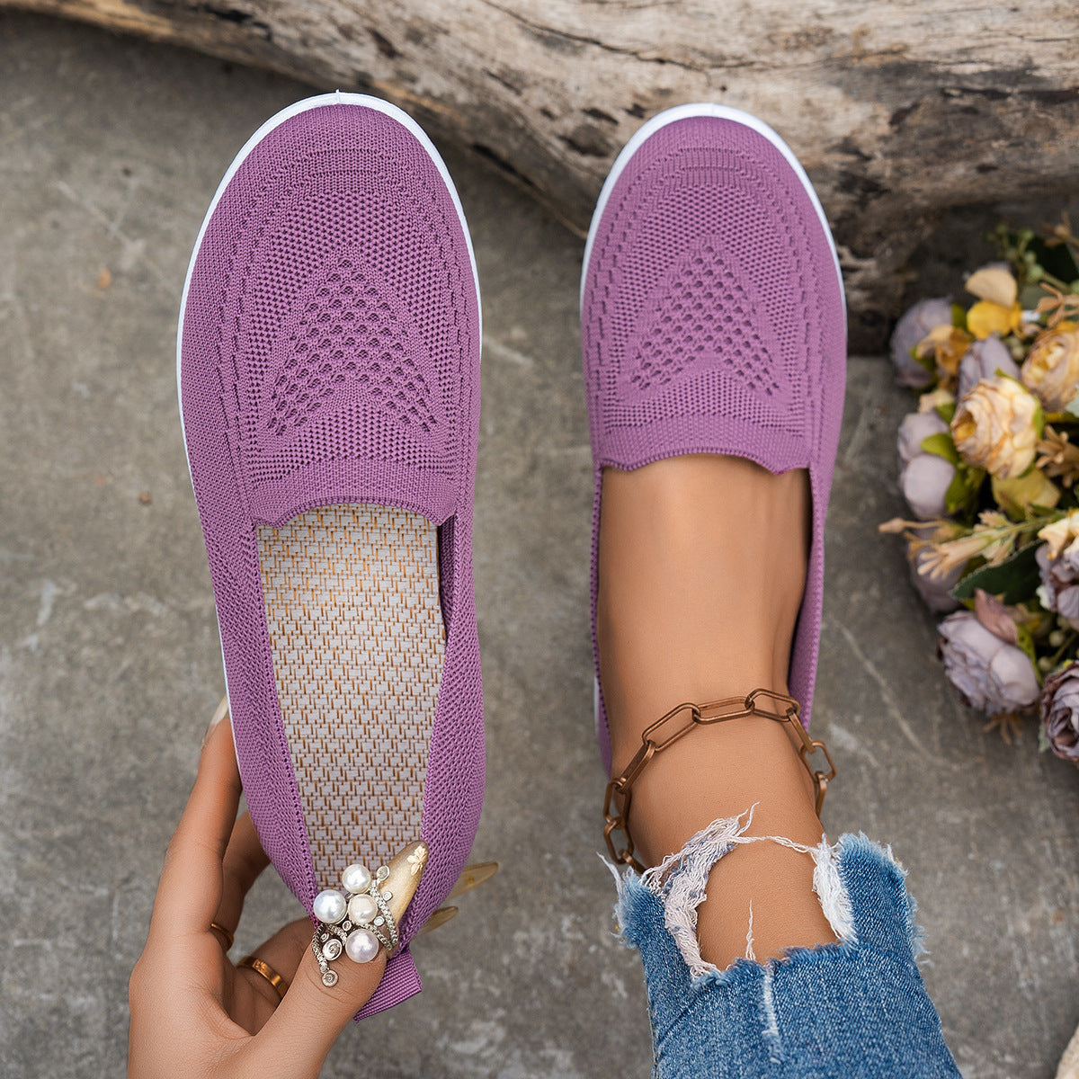 Women's Shoes Summer New Women's Mesh Surface Shoes Casual Fashion - Bests Sale