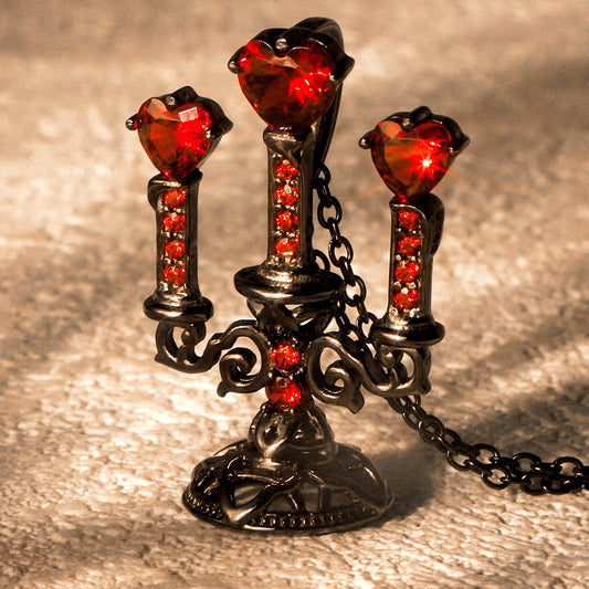 European And American Retro Hollow Candlestick Clavicle Chain Gothic - Bests Sale