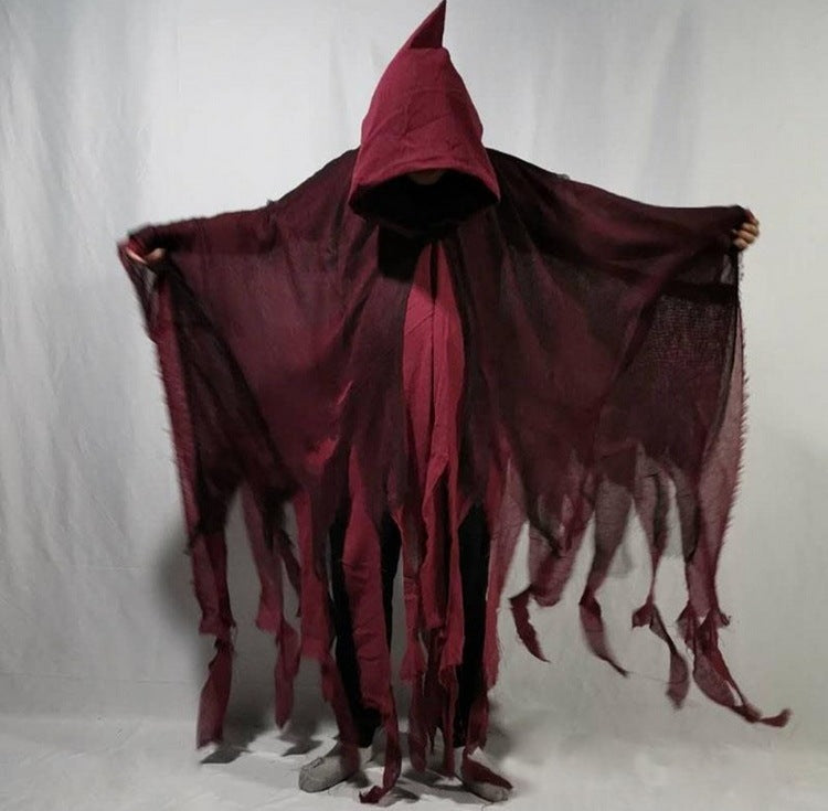 Halloween Cloak Cos Zombie Clothing Skull Cloak Props - Bests Sale