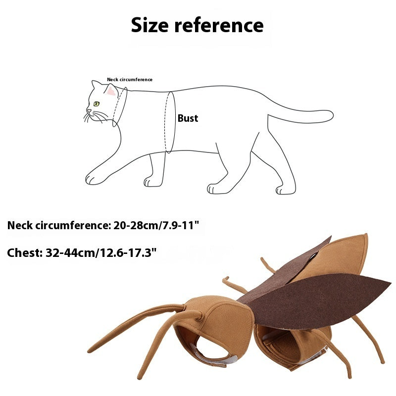 Dog Holiday Clothing Cute Cat Cockroach Pet Costume Bests Sale
