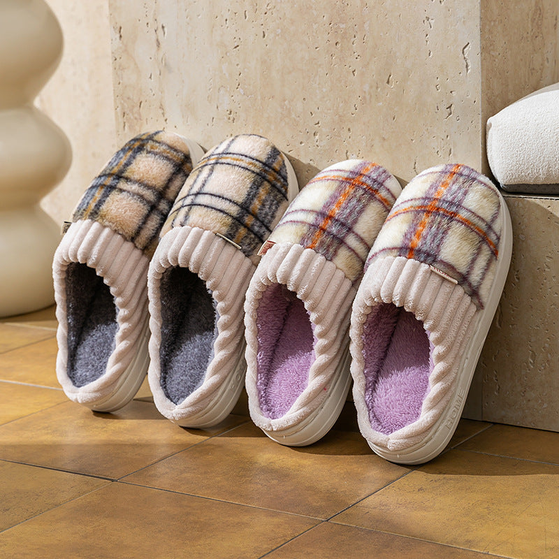 Leisure Home Comfortable Soft Cotton Slippers - Bests Sale