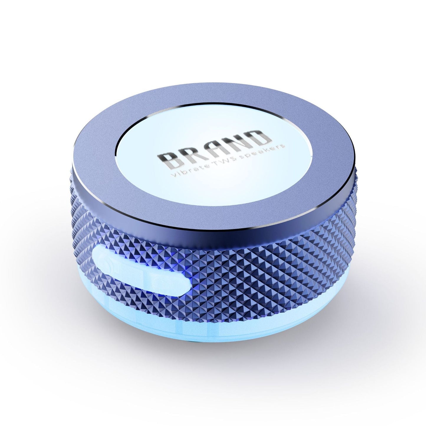 Small Wireless Bone Conduction Speakers Bluetooth Vibration Speaker With Color LED Light Portable Surface Adsorption Speaker Coffee Jasper