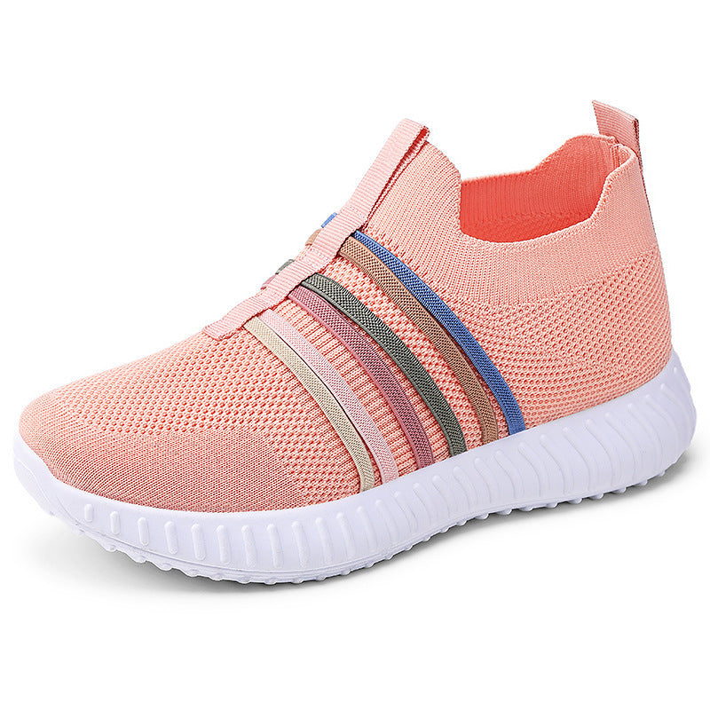 Women's Casual Shoes Breathable Mesh Surface Plus Size Soft Bottom Pumps - Bests Sale