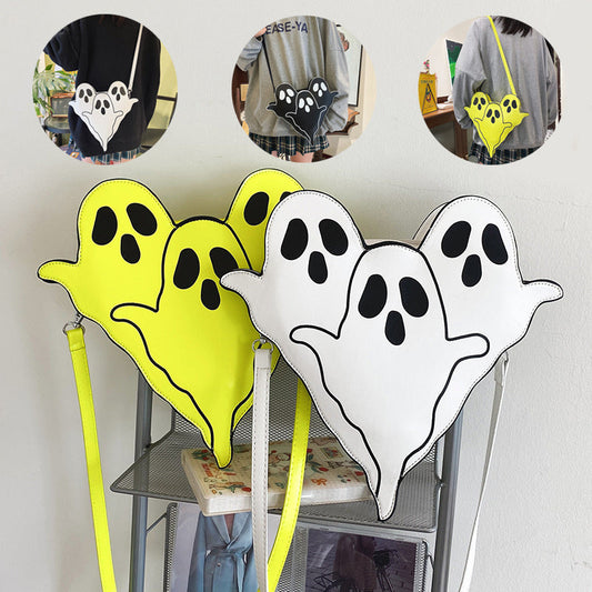 Halloween Bags Funny 3D Cartoon Ghost Cartoon Shoulder Bags Women Cute Cell Phone Purses Crossbody Bag Bests Sale