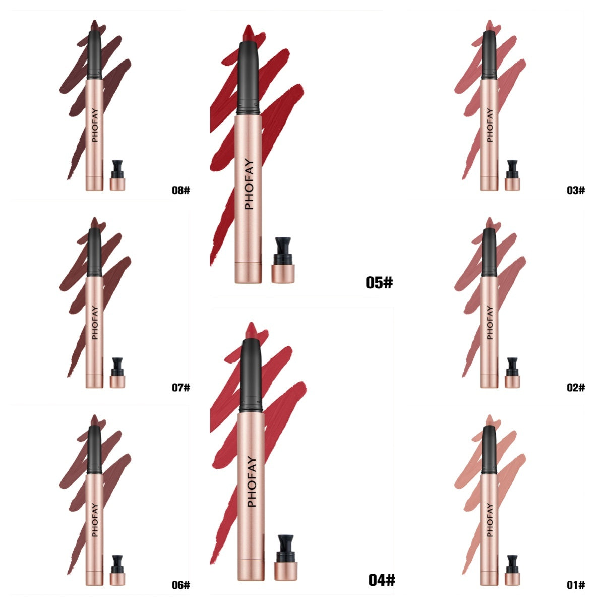 PHOFAY MATTE LIP LINER LIPSTICK PEN - Bests Sale