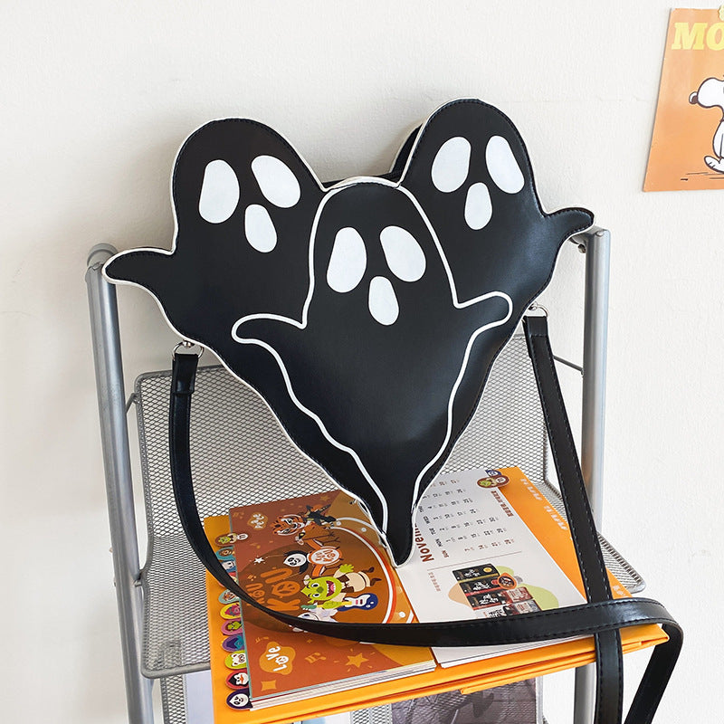 Halloween Bags Funny 3D Cartoon Ghost Cartoon Shoulder Bags Women Cute Cell Phone Purses Crossbody Bag Bests Sale