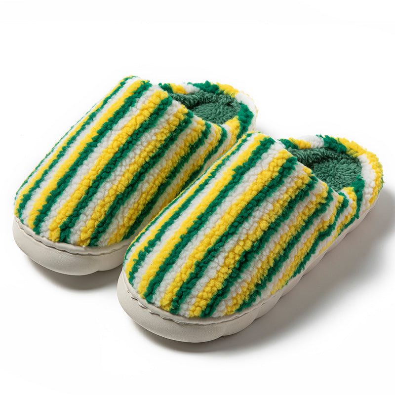 Cotton Slippers Non-slip Warm Platform Cotton Shoes - Bests Sale