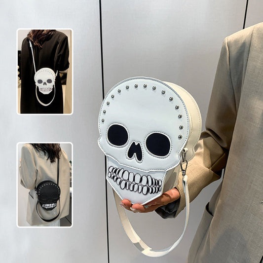 Halloween Skull Shoulder Bag Girls Funny Cute Messenger Bag Personality Creative Crossbody Bags For Women Bests Sale