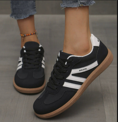 Flat Casual Outdoor Non-slip German Training Shoes Lace-up And No Shoe Box - Bests Sale
