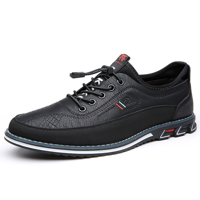 Genuine Leather Sports Comfortable And Non-slip Waterproof Leather Shoes Men's - Bests Sale