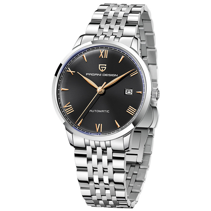 Men's Automatic Mechanical Watch Stainless Steel Waterproof Belt - Bests Sale