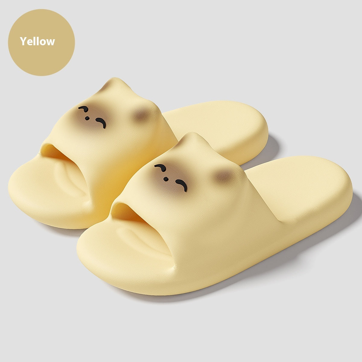 Cartoon Cat Slippers Home Non-slip Floor Bathroom Slipper Summer Bedroom House Shoes - Bests Sale