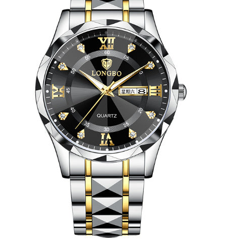 Waterproof Luminous Dual Calendar Watch Bests Sale